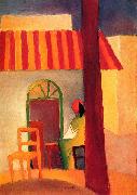 August Macke Turkisches Cafe (I) oil on canvas